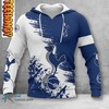 Tottenham Hotspur FC All Over Print 3D Hoodie with Club Logo