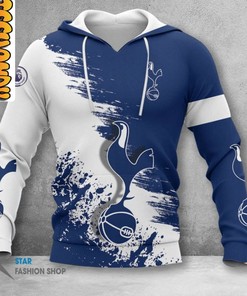 Tottenham Hotspur FC All Over Print 3D Hoodie with Club Logo