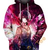 Touka Kagune Hoodie 3D Print with Tokyo Ghoul Design