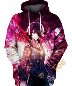 Touka Kagune Hoodie 3D Print with Tokyo Ghoul Design