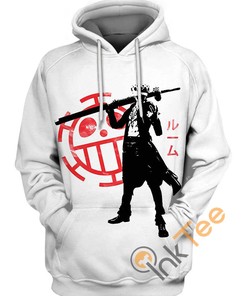 Trafalgar D Water Law One Piece Hoodie 3D Print All Over