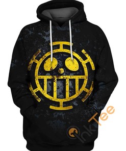 Trafalgar Law Logo Hoodie in 3D Design