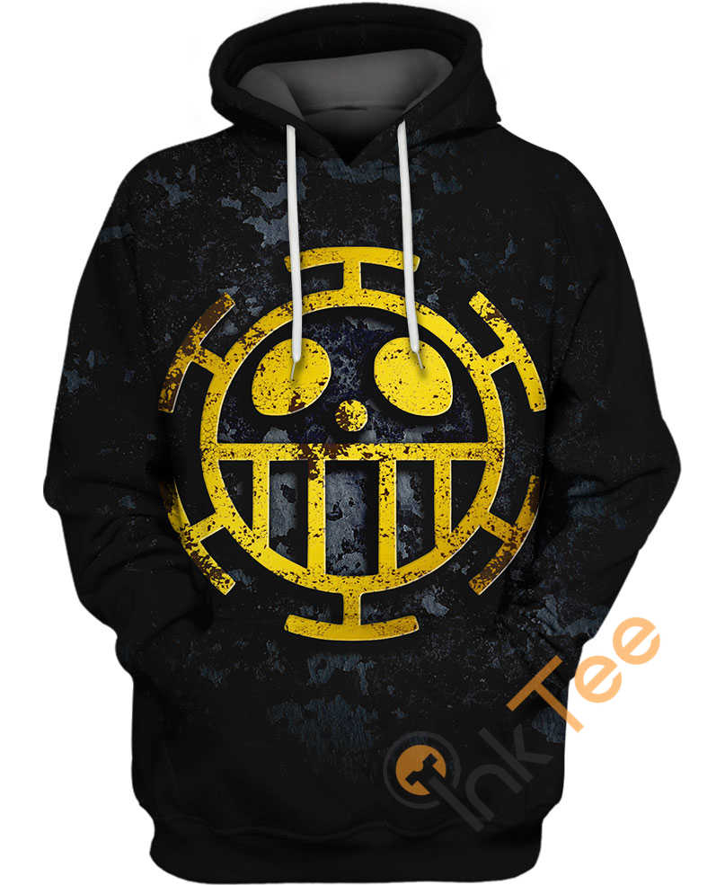 Trafalgar Law Logo Hoodie in 3D Design