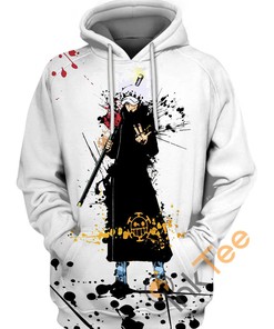 Trafalgar Law in Watercolor Style Hoodie with 3D Print