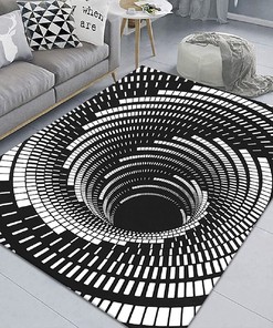 Transform Your Living Room or Bedroom with a Generic Halloween Carpet - 3D Stereo Vision Clown Door Mat