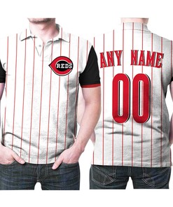 Travel Back in Time with Personalized Cincinnati Reds 1999 Throwback White Red Polo Shirt in 3D