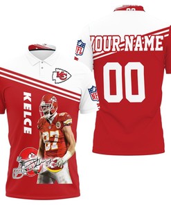 Travis Kelce's Signature Style Rocks Personalized 3D Polo Shirt