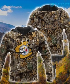 Tree Covered - Pittsburgh Steelers All Over Print Hoodie