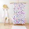 Trendy Abstract Patterns Shower Curtain, Boho Chic Bath Decor, Eco-Friendly Material