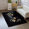 Trendy Crewneck Sweatshirt for Teen Boys: Non-Slip Area Rug with 3D Printed Gamepad and Controller Design