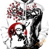 Trendy Naruto Print Pullover Front Pocket All Over Print Hoodie 3D