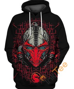 Triborg?s Mask Mortal Kombat Hoodie 3D Print All Over