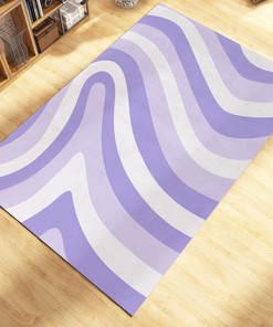 Trippy Personalized Area Rug for Modern Chic Living Room or Bedroom Decoration