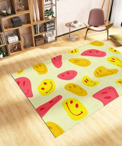 Trippy Rug with Personalized Name or Message for Chic Living Room or Bedroom Decoration