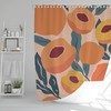 Tropical Fruit Boho Shower Curtain, Colorful and Eco-Friendly Bathroom Decor