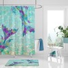 Tropical Mermaid Shower Curtain, Mermaid Bathroom Decor | tropical shower curtains