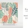 Tropical Monstera Shower Curtain, Customized Waterproof & Washable Bathroom Set, Perfect for a Relaxing Bath Experience