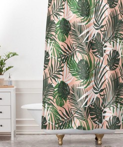 Tropical Shower Curtain Bathroom Hideaway Design, Tropical Decor Shower  Bathroom shower curtains decorative