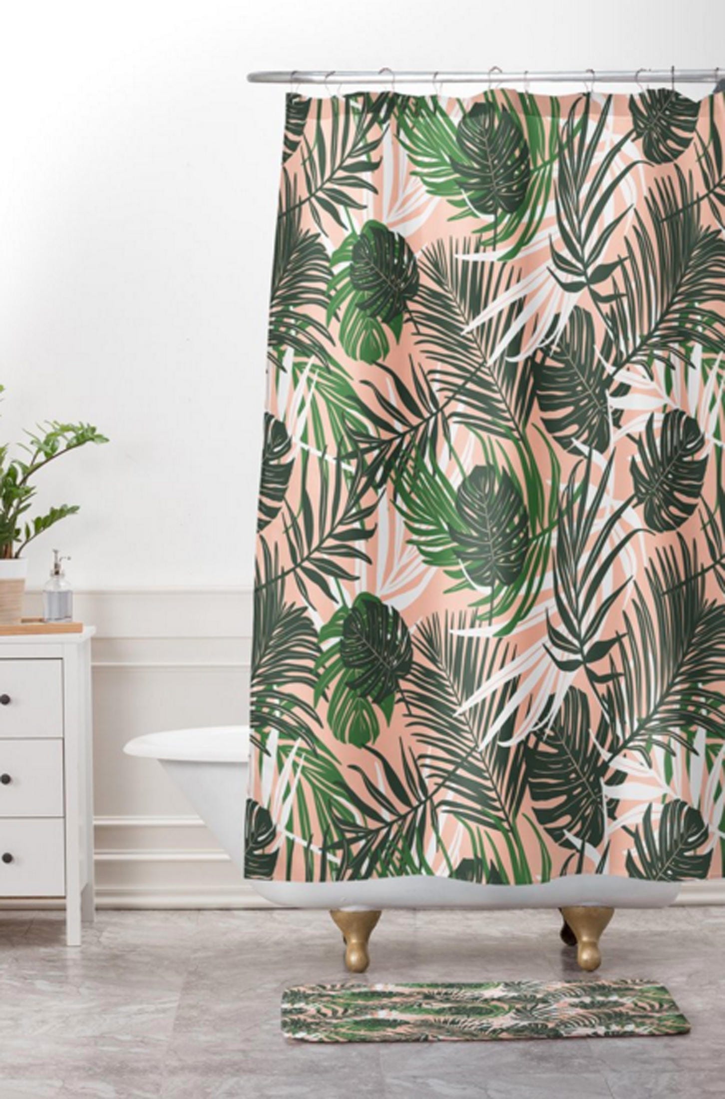 Tropical Shower Curtain Bathroom Hideaway Design, Tropical Decor Shower Bathroom shower curtains decorative