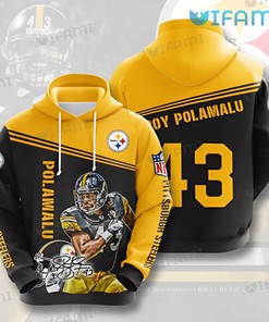 Troy Polamalu Signature - Steelers 3D All Over Print Hoodie