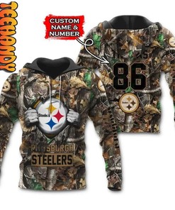 True Fans Hunting Camo - Pittsburgh Steelers 3D All Over Print Hoodie