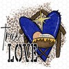True Love Nativity Scene Tee - Christian Baby Jesus Gift