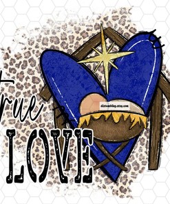 True Love Nativity Scene Tee - Christian Baby Jesus Gift