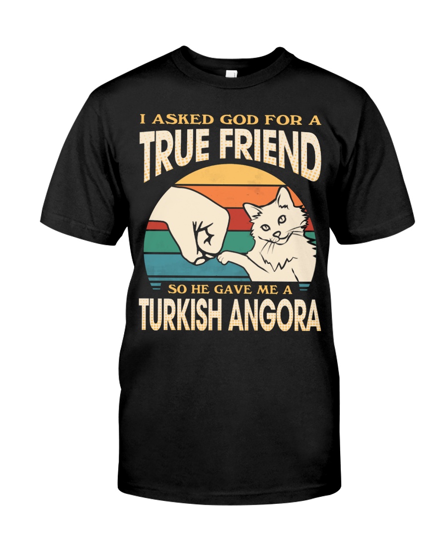 Turkish Angora Cat T-Shirt - A Cute Addition To Your Cat Clothing Collection