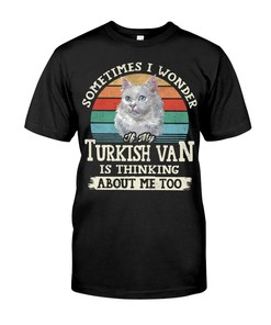 Turkish Van Thinking Of You Vintage Style T-Shirt, Chic Hoodie And Cozy Crewneck