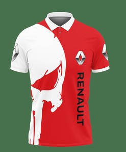 Turn Heads with Our 3D Printed Renault Ttt-Lt Polo Shirt Ver 1 (Red)