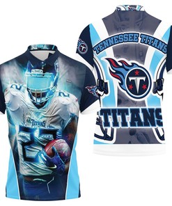 Tye Smith #23 Afc South Division Champions Super Bowl 2021 Polo Shirt