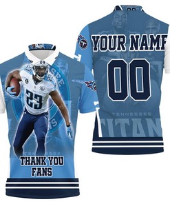 Tye Smith 23 Super Bowl 2021 Tennessee Titans Afc South Champions 3D Print Polo Shirt