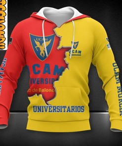UCAM Murcia All Over Print 3D Hoodie with Team Logo