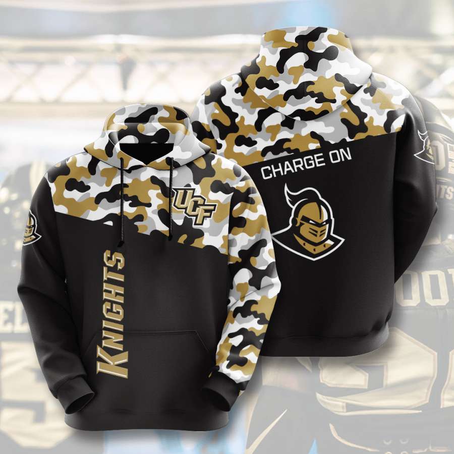 UCF Knights Custom All Over Print Hoodie with 3D Design