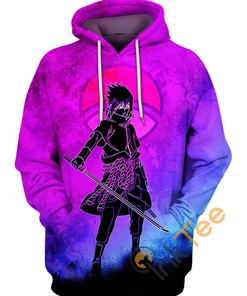 Uchiha Sasuke Full Print Hoodie in 3D Design