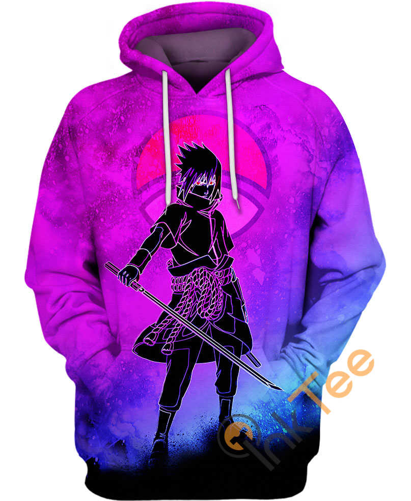 Uchiha Sasuke Full Print Hoodie in 3D Design