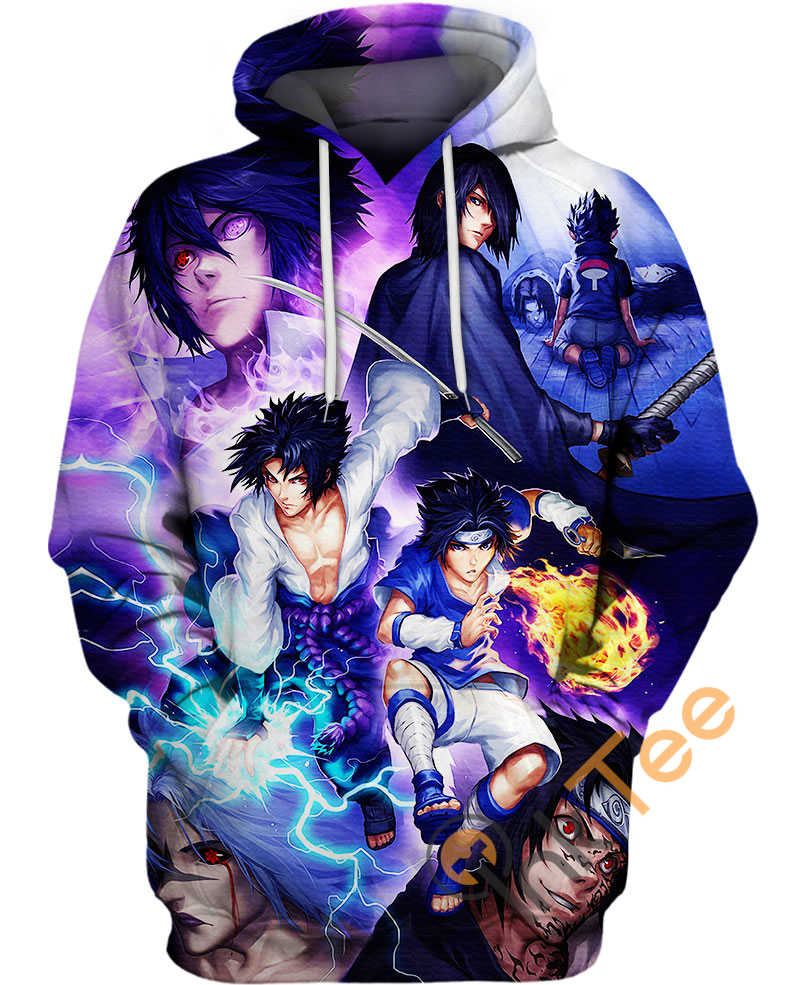 Uchiha Sasuke Storyline Hoodie with 3D Print