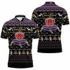 Ugly Christmas Crown Royal Whisky All Over Print Polo Shirt with 3D Printed Polo Collar and Breathable Fabric