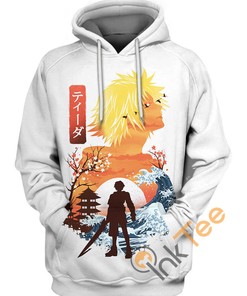 Ukiyo E Tidus Hoodie with 3D Print
