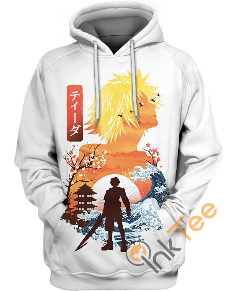 Ukiyo E Tidus Hoodie with 3D Print