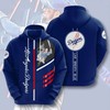 Ultimate Los Angeles Dodgers All Over Print 3D Hoodie - Perfect for Fans
