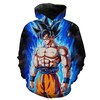 Ultra Instinct Goku Hoodie in 3D for Fans of Dragon Ball Super
