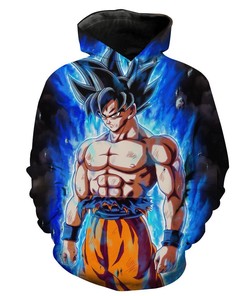 Ultra Instinct Goku Hoodie in 3D for Fans of Dragon Ball Super
