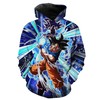 Ultra Instincts Goku Kamehameha Dragon Ball Super 3D Hoodie All Over Print