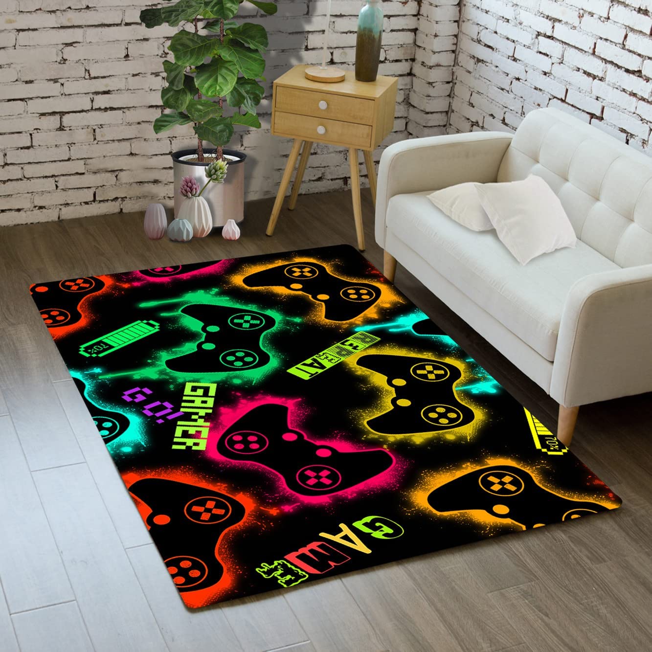 Ultra Soft Gaming Rug for Boys' Bedroom: Customizable with Personalization Option for Maximum Comfort - Image 2