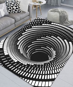Ultra-Soft 3D Illusion Floral Area Rug - Pastoral Style Design for Cozy Home Decor