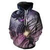 Undead Black Dragon Fantasy Hoodie 3D All Over Print