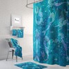 Under Water and Beach Theme Mermaid Shower Curtain with Optional Bath Set, Bring the Ocean to Your Bathroom