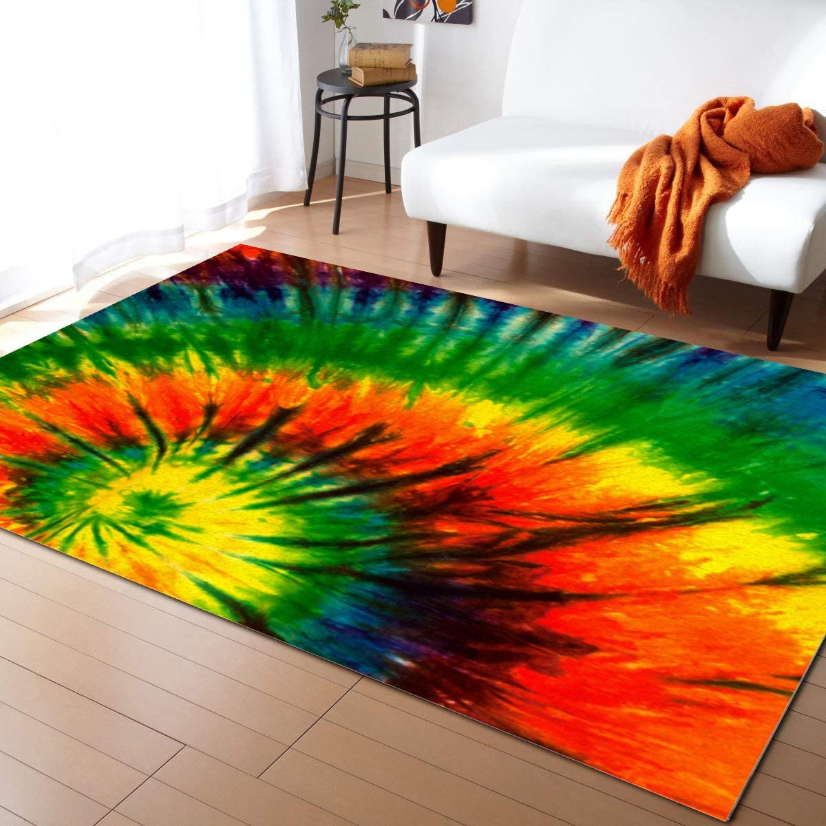 Unique 3D Visual Illusion Vortex Carpet - Ideal for Living, Dining and Bedroom Areas - Image 2