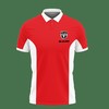 Unique All Over Print Polo Shirt with Personalized Design (Red)